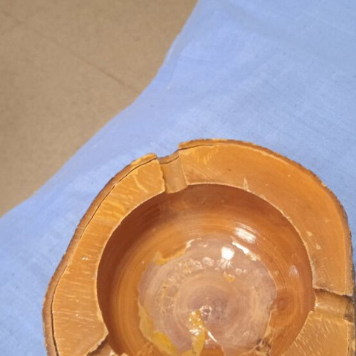 Handmade Vitina wooden ashtrays and coasters set