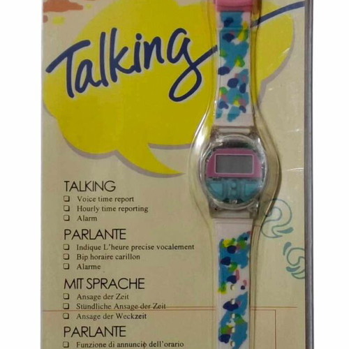 Vintage digital wristwatch from the 90s new collectible with talking function