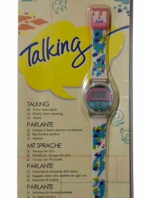 Vintage digital wristwatch from the 90s new collectible with talking function