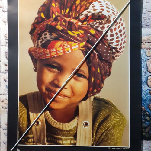 Unicef vintage calendar used with minor damages