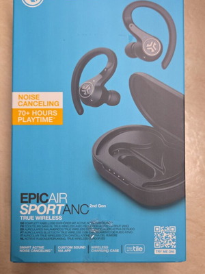Ακουστικά Jlab Epic Air Sport ANC In-ear Bluetooth σαν καινούργια, ανθεκτικά στον ιδρώτα