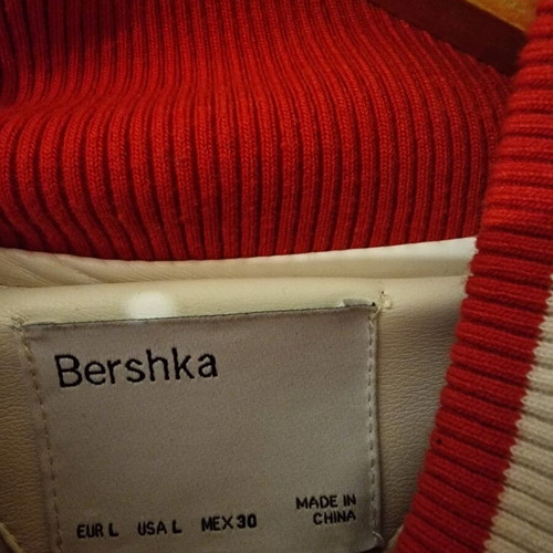 Bershka Panofori jacket like new, size L, leather sleeves