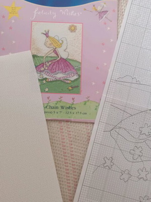 Dmc Felicity Wishes embroidery kit like new, rare