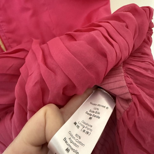 Kenzo silk dress pink size 38 like new