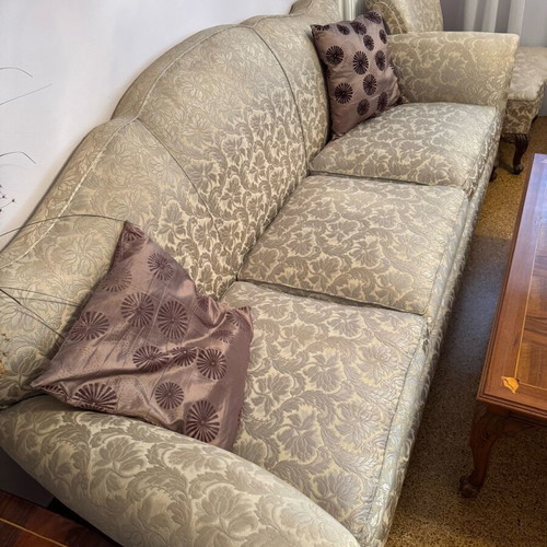 Sofa and two large armchairs used