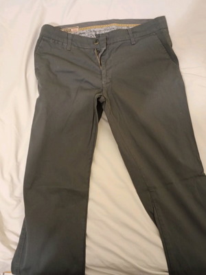 Blue fabric Senior pants new, size L