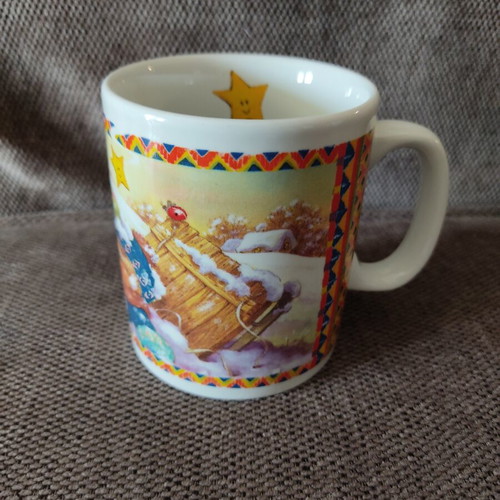 Gordon Fraser Country Companions Mug used, English origin, forest animals design