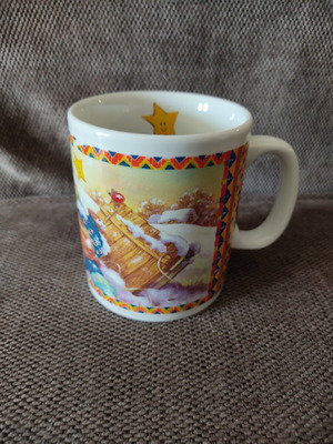 Gordon Fraser Country Companions Mug used, English origin, forest animals design