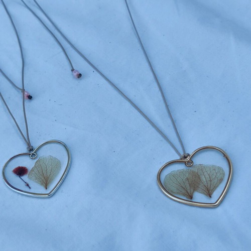 Heart necklace handmade
