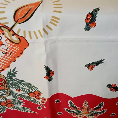 Festive tablecloth used 1.63x1.39 m