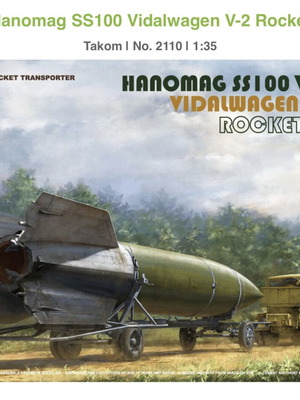 Hanomag SS100 Vidalwagen V-2 Rocket μοντέλο καινούργιο