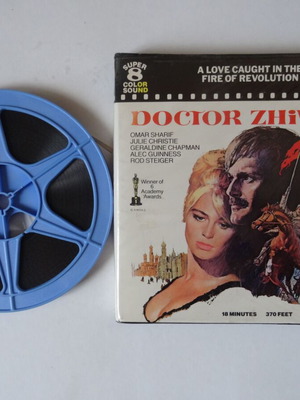 Doctor Zhivago Super 8mm φιλμ σαν καινούργιο, έγχρωμο, ομιλούν, αυθεντική συσκευασία