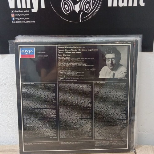 Bach Toccata & Fugue vinyl record used, classical