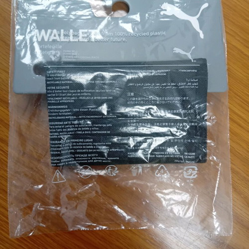 Puma Phase Wallet New Black Fabric