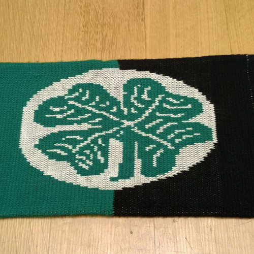 Celtic scarf double sided new, 90s