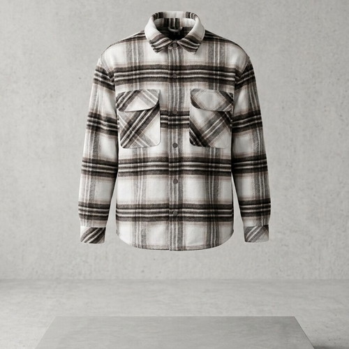 Pull & Bear jacket shirt like new, plaid, size L