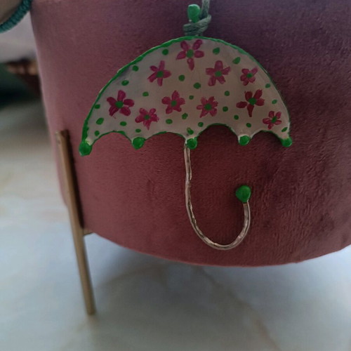 Handmade necklace like new with long cord