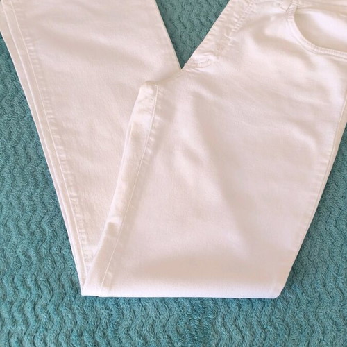 Sarah Lawrence white denim pants women like new