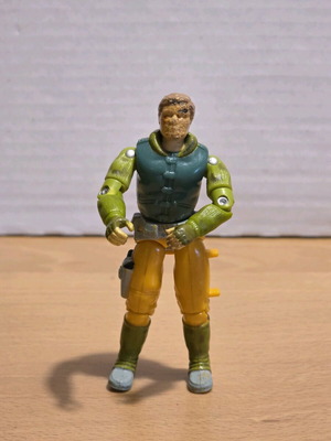 G.I. Joe Grid-Iron 1990 figure used, vintage Hasbro