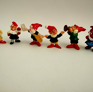 6 Φιγούρες vintage νάνοι Kinder & EuroPlay