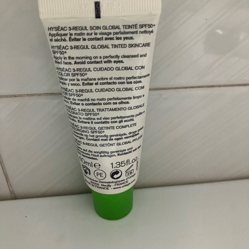Uriage Hyséac 3 Tinted SPF 50+ 40ml used