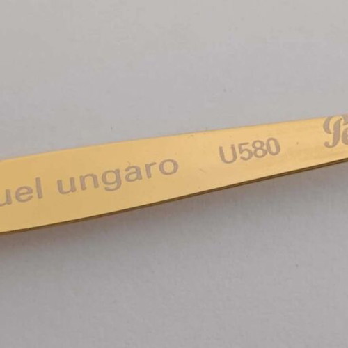Emanuel Ungaro Persol U580 Eyeglass Frame New Gold Italy