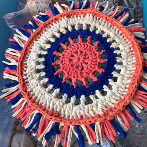 home decoration duo (handmade knitted decorative set) of the house