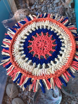 home decoration duo (handmade knitted decorative set) of the house