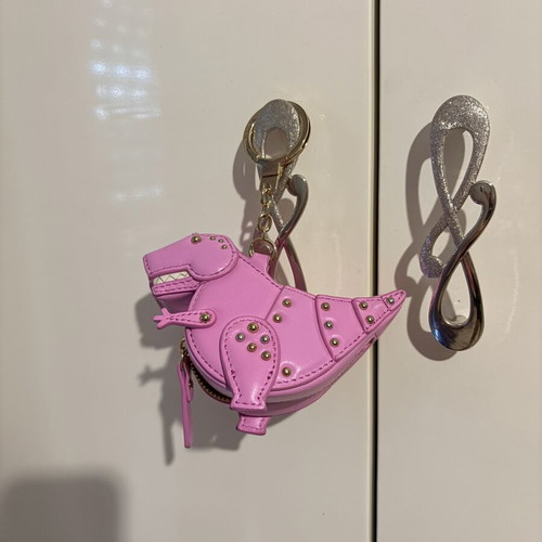 Kate Spade New York T-Rex Pink Leather Coin Purse