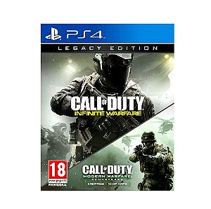 Call Of Duty Infinite Warfare (Legacy Edition) & Modern Warfare Remastered PS4 Game (USED)