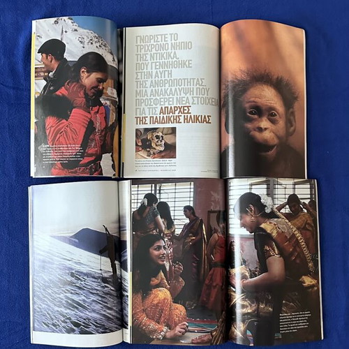 National Geographic magazines like new, pack of 4
