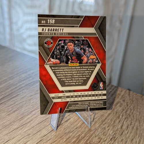 Panini Mosaic Basketball 2024-25 RJ Barrett #158 card like new