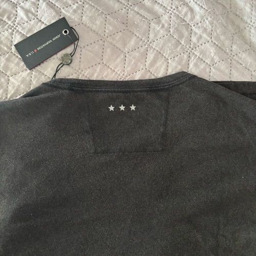 John Varvatos black skull T-shirt new, size S