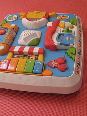 Fischer Price activity table used with detachable legs