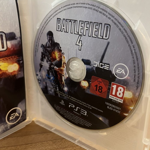 Battlefield 4 PS3 game used, complete with booklet