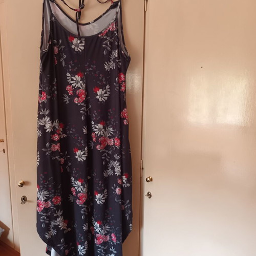 Asymmetric sleeveless dress 5XL colorful, like new