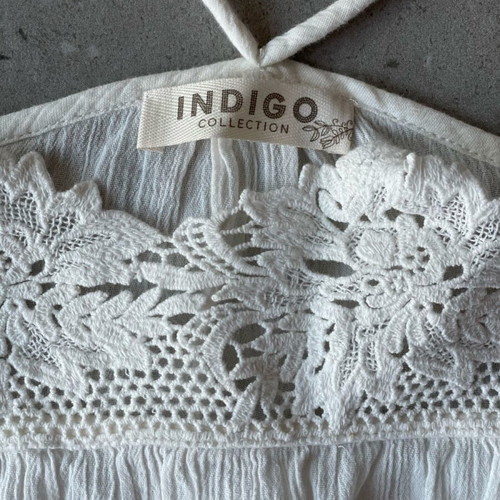 M&S women's romantic top like new, white, size M