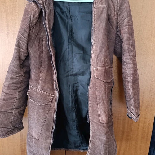 Brown coat used size M