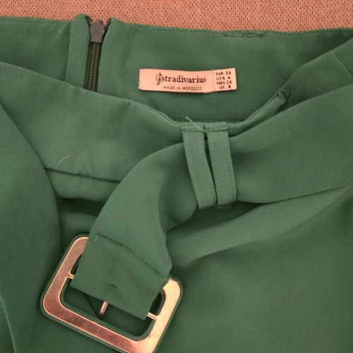 Stradivarius skirt-shorts like new, green, size S