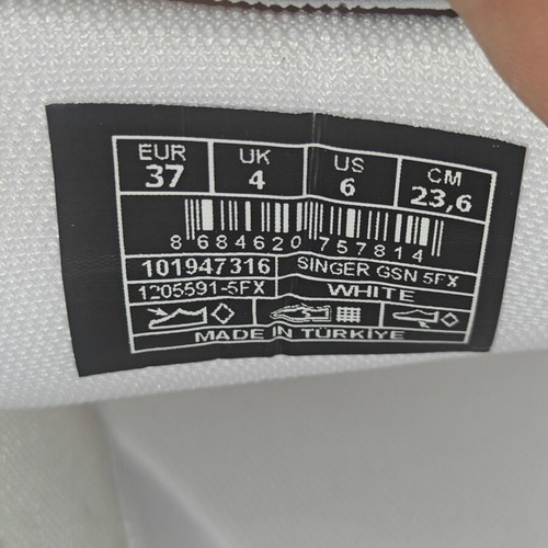 U.S. Polo Assn. Unisex White Athletic Shoes New