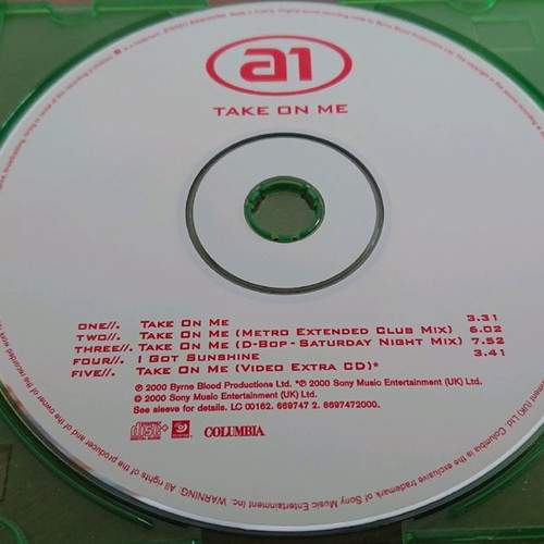 A1 Take On Me Video CD like new, pop