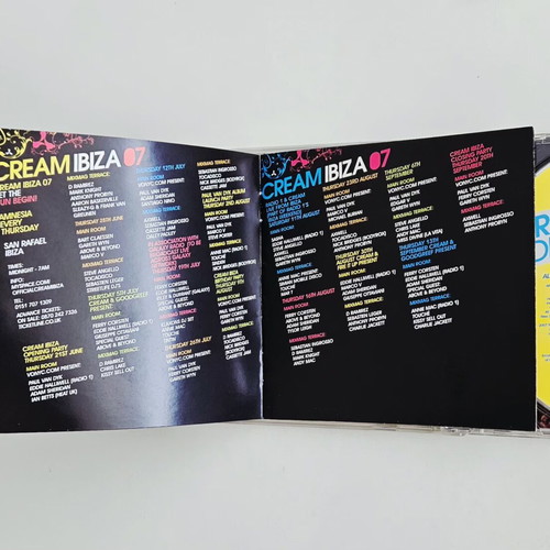 Eddie Halliwell Cream Ibiza 07 CD like new, UK release