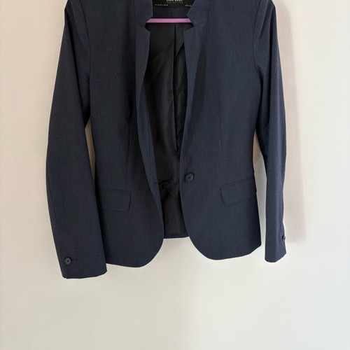 Zara Basic Collection blue fitted jacket used