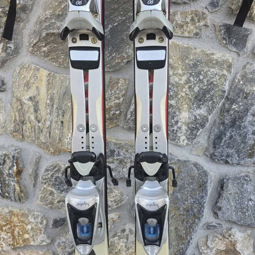 Rossignol Power Super Axium 1.60m skis with poles