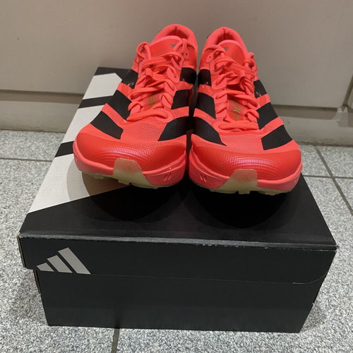Adidas Adizero Avanti XC running shoes new, size 42.5, black and red