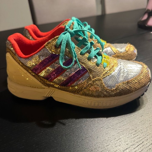 Adidas ZX 6000 women's sneakers like new, multicolor with sequins
