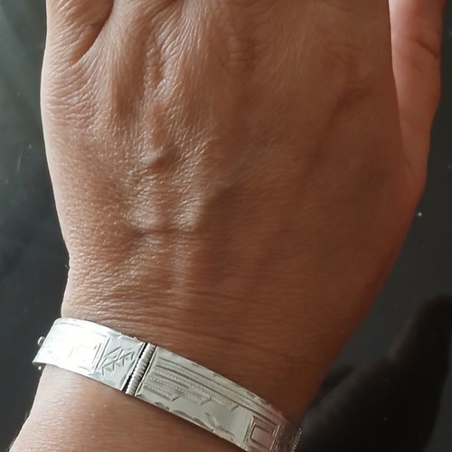 Mexican handmade bracelet, 25 grams, 18.5 cm