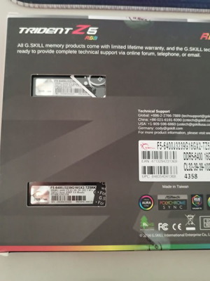 G.SKILL Trident Z5 RGB 32GB (2 x 16GB) DDR5-6400 καινούργιο