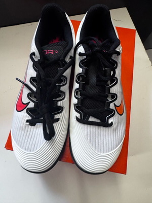Nike tennis shoes new, size 38, white with red orange