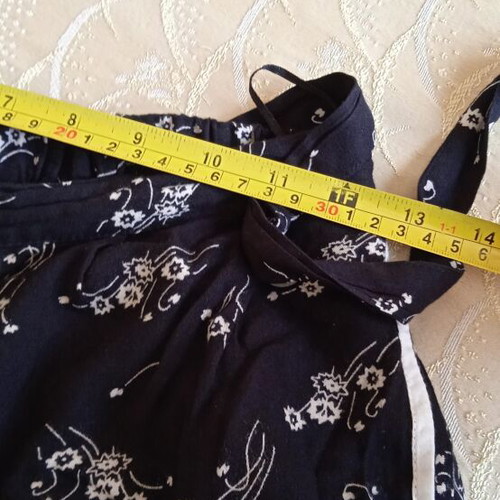 Pants Attrattivo small size black and white, like new, viscose
